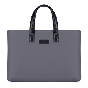 Maletín de Negocios Impermeable para Portátil, de Nailon, Color Sólido, para Hombre, Profesional, de Oficina, con Cierre, Portátil, para Trabajo - Product Image 5