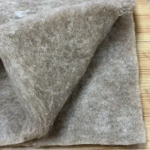 Biodegradable camel wool mattress thermo bonded camel wool nonwoven sheet wadding sofa set furniture camel wool wadding padding