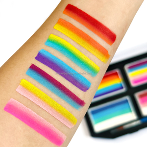 Nouvelle Arrivée - <span class=keywords><strong>Palette</strong></span> de <span class=keywords><strong>Peinture</strong></span> Visage et Corps à Base d'Eau pour Adultes et Enfants - 6 Couleurs Néon - Marqueurs de Maquillage - Trousse de <span class=keywords><strong>Peinture</strong></span> Artistique pour Adultes - Product Image 2
