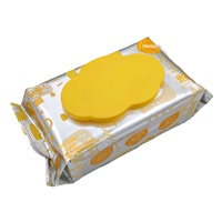 Papier toilette humide Jia Enbao, 80 feuilles, épaissi, jetable, en matériau spunlace, 18x14cm, 1 paquet, modèle 2022, pour usage domestique