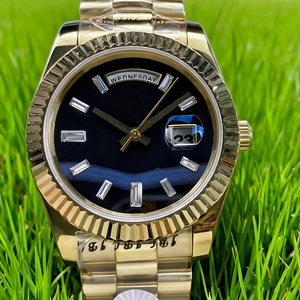 Business <strong>Executive</strong> 41MM Men's Watch Gold Stainless Steel Automatic Mechanical Waterproof Dress Wristwatch for Gifts - Product Image 5