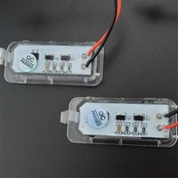 Éclairage LED blanc de plaque d'immatriculation, lampe pour Focus 5D, Fiesta, Mondeo MK4, c-max, MK2, s-max, Kuga, Galaxy, 12v, pièces