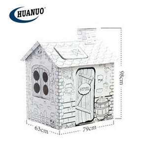 3D cartón Doodle Play House niños dibujo educativo juguete creativo DIY Doodle House niños - Product Image 2