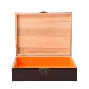 Caja genealógica rectangular de madera de alcanfor con cerradura para personalizar el árbol genealógico, regalo, empaque artesanal - Product Image 5