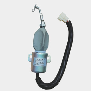 Válvula solenoide de corte de combustible Hanwen 05CF24 24V para excavadora, camión, autobús, generador diésel - Product Image 2