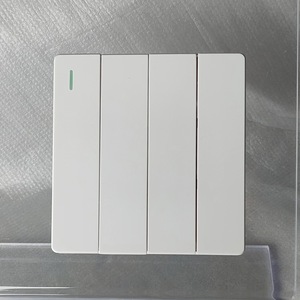 Minimalist White Wall <b>Switch</b> with Bell Icon <b>Touch</b> Control 1-Way IP20 PC Material Wi-Fi Enabled Smart Life App 2 USB a Ports - Product Image 6