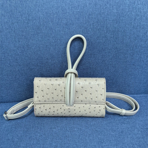 Très fantaisie tendance mode petit luxe autruche imprimer dames épaule sacs à bandoulière en cuir pochette sacs à main pour les femmes de luxe - Product Image 3