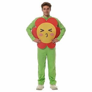 ชุดดอกไม้เข้าชุดสำหรับครอบครัว, ชุดดอกไม้ไอคอนน่ารักตลกสำหรับพ่อ ลูกชาย ลูกสาว, ชุดคอสเพลย์ปาร์ตี้ฮาโลวีนและการแสดงในโรงเรียน - Product Image 4