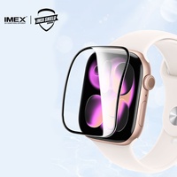 Protector de Pantalla 3D de Cobertura Total para Relojes S8, S9, S10, S11 Series Ultra 3, SE3, 46MM, 42MM, 41MM, 45MM, 49MM, Película Protectora Suave 3D de PMMA