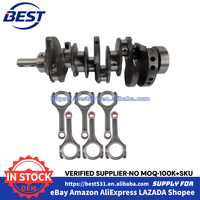Vente chaude G4NG 2.0L Kit de reconstruction de révision de moteur-Tiges de vilebrequin Valves Pistons et anneaux Kit de joint d'étanchéité pour Hyundai Kia