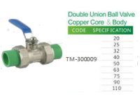 Usine PPR double union laiton robinet à boisseau sphérique VALVULA UNION AMERICANA BOLA METAL 20-110 MM LLAVE DE PASO DOBLE UNION PPR