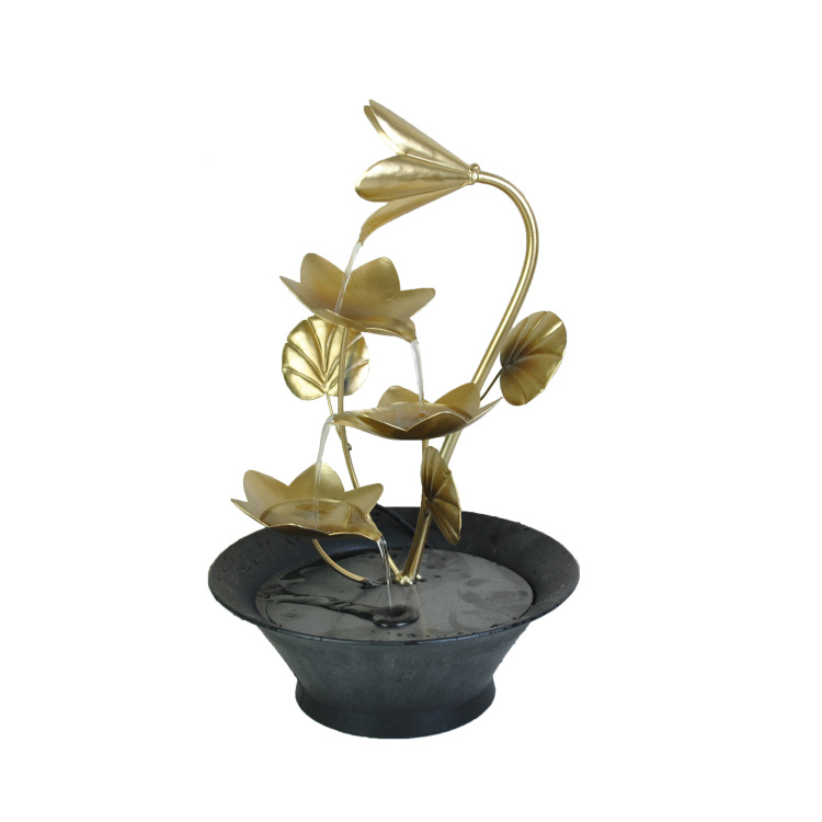 Фонтан с водяным падением, фейерверк, металлический уличный водяной фонтан