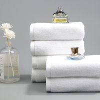 Serviettes d'hôtel personnalisées 5 étoiles avec logo, linge de bain blanc en coton, ensemble de serviettes pour les mains, le visage et le bain