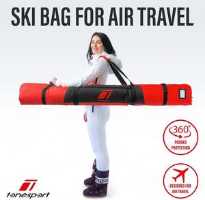 Free Sample Custom Logo Tote Ski Bag: Polyester Ski <b>Boot</b> Travel Bags Waterproof <b>Storage</b> for Snowboards and Ski Poles Totebags - Product Image 2