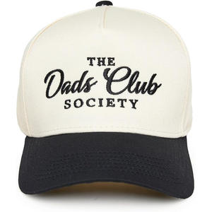 Gorra de Béisbol Ajustable de 5 Paneles con Letras Bordadas DAD MOM, Unisex, <span class=keywords><strong>para</strong></span> Deportes al Aire Libre, Protección Solar - Product Image 4