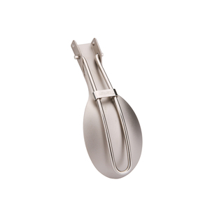 Cuillère de camping personnalisée avec logo, couverts en titane, ustensile léger en titane, cuillère pliable pour la randonnée - Product Image 6