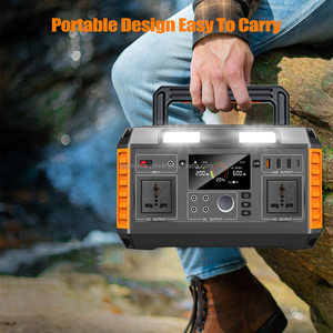 Station d'alimentation portable 300W 500W 600W 2000W avec batterie LiFePO4, générateur solaire pour la maison, le camping en plein air et les situations d'urgence - Product Image 6