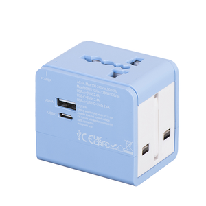 Dual USB Type-C Wall Charger <strong>Multifunctional</strong> PD Socket 200 Countries <strong>Universal</strong> Travel Plug <strong>Adapters</strong> - Product Image 3