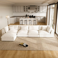 Canapé-lit sectionnel extra large pliable en tissus modernes capitonnés personnalisables, le plus vendu en gros pour salons et hôtels