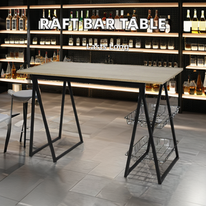 Kiểu dáng đẹp thiết kế hiện đại <span class=keywords><strong>MDF</strong></span> và kim loại thanh bảng đa chức năng bàn máy tính cho nhà thương mại ngoài trời khu vực thanh ở mức giá nóng - Product Image 3