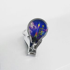 Custom Tourist Souvenirs Aluminum Foil Nail Scissors Luxury High Quality Bottle Opener Nail Clipper <b>Keychain</b> with Nail Clippers - Product Image 3