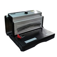 Relieuse électrique à double fil 220V 8707, relieuse à fil métallique pour carnets, spirale, double fil, relieuse à boucle O