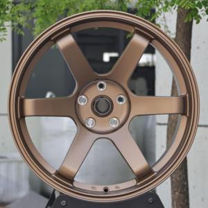 Rines Deportivos Forjados RAYS TE37 SAGA Splus Volk Advan GT 5100 5x120 5X112 5x1143 para <span class=keywords><strong>Gt86</strong></span> Mitsubishi Lancer Ae86 <span class=keywords><strong>Mazda</strong></span> - Product Image 1
