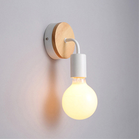 Lampe murale traditionnelle en métal E27 noire, lampe murale rétro pour restaurant, support de lampe murale E27 pour intérieur