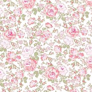 Vente en gros Liberté de Londres Tana Lawn Coton <span class=keywords><strong>Wiltshire</strong></span> Étoiles Roses Floraux Rouge Tissu Vitesse Rapide Imprimé Direct Usine - Product Image 4