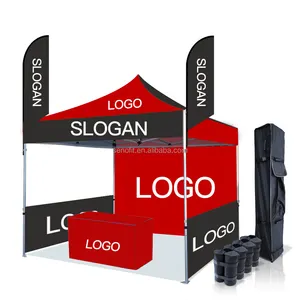 Печать логотипа на заказ, наружный рекламный шатер Pdyear 10x10 футов, складной шатер, товары для продажи
