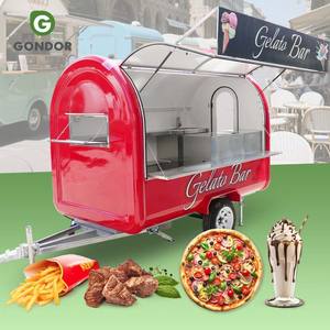 Beauty Popular Mobile Salon Foodcart Fast Food Vendor Truck Coffee Trailer <b>Orange</b> Juice Cart Kiosk Van - Product Image 1