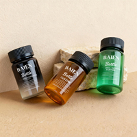 Prix d'usine – Bouteille à double couvercle 100cc 120cc, flacon vide à l'épreuve des enfants pour vitamines, emballage de médicaments, flacon pour capsules