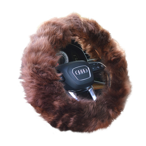 Fundas de <span class=keywords><strong>Volante</strong></span> de Lujo de 4 Radios, Suaves y Peludas, con Lana Larga - Product Image 2