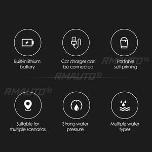 Laveuse de voiture 24/12V 30 BAR, pistolet à eau haute pression pour lavage de voiture, générateur de mousse pour le lavage de voiture, avec batterie 1/0, type sans fil/filaire - Product Image 6