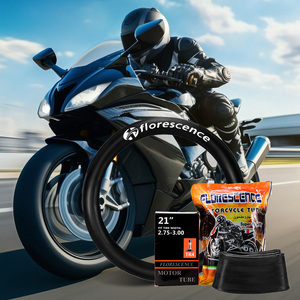 Chambre à air de <span class=keywords><strong>moto</strong></span> FLORESCENCE en caoutchouc butyle robuste pour motos tout-terrain, cyclomoteurs et pit bikes 2.50-<span class=keywords><strong>17</strong></span> avec valve TR4 droite en métal - Product Image 1