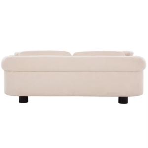 Sofá de 3 Plazas Ecrin de Lujo Contemporáneo de Primera Calidad para Sala de Estar, Sala de Espera y Muebles de Hotel Disponible para la Venta - Product Image 3