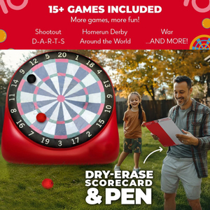 Jeu de fléchettes géantes gonflables en PVC, jeu de fléchettes géantes de football, jeux de carnaval, jeu de fléchettes surdimensionné pour jardin, pelouse, extérieur, pour enfants et adultes - Product Image 6