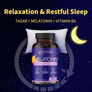 食品グレードの睡眠サプリメントは記憶力を向上させます睡眠健康サプリメントと体のリラクゼーションメラトニンカプセル - Product Image 4