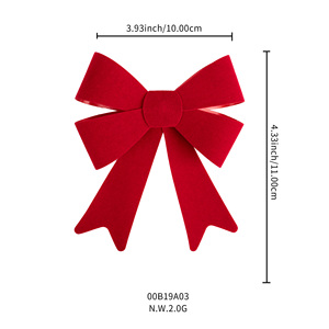 Sang Trọng Mặt Duy Nhất Nhung Cung 10*11Cm Cây Giáng Sinh Trang Trí Cho Đám Cưới Sinh Nhật Valentine Của Món Quà Ngày Cung - Product Image 6