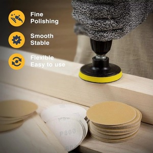 50 Discos de Lijado de 3 Pulgadas con Velcro, Grano 800, para Lijadora Orbital, Almohadilla de Lijado Orbital de Óxido de Aluminio - Product Image 5