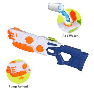 Pompage Enfants Pistolet À Eau En Plein Air Piscine Jouet 800ML Grande Capacité Double Buse Pression Pull-Out Conception Parfait pour Les Jeux D'été - Product Image 3