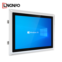 PC Industriale All-in-One da 12,1 Pollici LPC FR121 W con CPU Opzionale, RAM Personalizzabile, SSD, Senza Ventola, Ampio Voltaggio 9-36V per Sistemi di Controllo Numerico