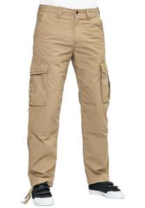 2020กางเกงคาร์โก้ลำลองสำหรับผู้ชายใหม่ทรงสลิมฟิตกันน้ำกันรอยยับตรงผ้าผืนผ้าใบดีไซน์ด้านหน้าเรียบ - Product Image 6