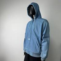 Veste de haute qualité avec broderie et doublure en treillis