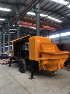 Pompe à béton diesel MINLE HBTS80-16-176R 85m³/h avec pompe Rexroth 260 <span class=keywords><strong>pour</strong></span> projets de ponts, tunnels et barrages en grande hauteur - Product Image 5