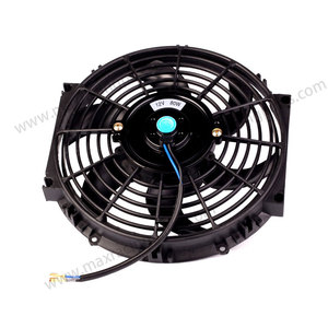 Customized 10'' Universal <strong>Auto</strong> <strong>Electric</strong> Radiator Fan Cooling <strong>System</strong> 12V Curved Blade Red - Product Image 5