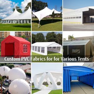 Bâche en <span class=keywords><strong>PVC</strong></span> laminée imperméable de haute qualité, faible MOQ, 1000D 550Gsm, pour tente de plein air, bâche en <span class=keywords><strong>PVC</strong></span> pour tente de fête - Product Image 3