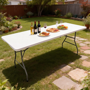 Tavoli <span class=keywords><strong>da</strong></span> Picnic Pieghevoli per Esterni, Tavolo <span class=keywords><strong>da</strong></span> Giardino, Tavolo <span class=keywords><strong>da</strong></span> Bar Portatile - Product Image 4