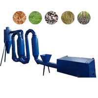 Sécheur à flux d'air pour sciure de bois, machine de séchage rapide, sécheur de copeaux de bois à haute efficacité, sécheur à air chaud pour biomasse, moteur, boîte de vitesses