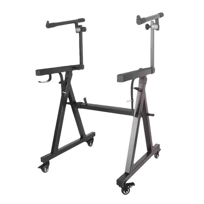 KS043 Yinyu DDP RTS 150KG Heavy Duty Keyboard Stand with 4-Wheel Mobile ...